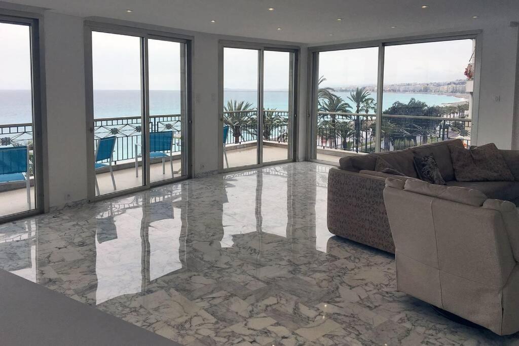 Promenade Des Anglais Amazing Sea View 140M2 3Br Nizza Esterno foto